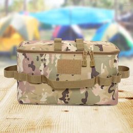 Storage Bags Gas Canister Cookware Pot Pan Holder Scratch Resistant Camping Equipment Organiser Large Capacity For Outdoor Hiking Picnic