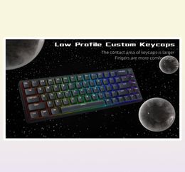 Keyboards PBT Custom Low Profile Keycaps 117 Keys XVX Horizon for 60 65 75 100 Cherry Gateron MX Switches Gamer Keyboard 221027550493