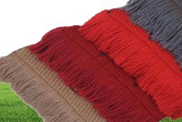2020 Winter LOGOMANIA SHINE Brand Luxury Scarf Women and Men Two Side Black Red Silk Wool Blanket Scarfs Fashion Rainbow Flower Sc2805288