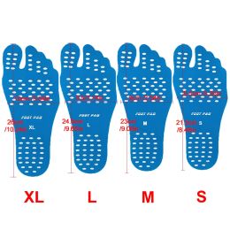 Adhesive Foot Pad Beach Insoles Women Summer Waterproof Pool Swimming Feet Stickers Anti-skid Shoes Mats Men Comfortable Patch