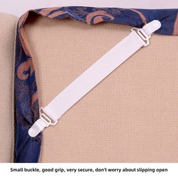 4Pcs/set Fixed Bed Sheet Clip Non-slip Elastic Band Fixing Buckle Creative Bed Sheet Holder Tablecloth Fixing Band