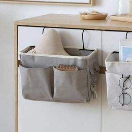 Storage Boxes Hanging Rod Closet Organiser Easy Installation Bag Space-saving Bedside Solutions Durable Bags For Home