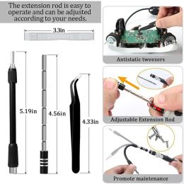 Screwdriver Tool Set Phone Computer Maintenance Disassembly Tool Multifunctional Manual Screwdriver Set 122 in 1 Or 138 in 1