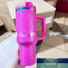 Fashion New 40Oz Car Cup Handle Cups Ice Cream Cups Vacuum Thermos Cup with Straw Factory Direct Sales