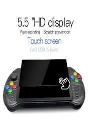 Powkiddy X15 Andriod Handheld Game Console Nostalgic host 55 INCH 1280720 Screen quad core 2G RAM 32G ROM Video Player7423695