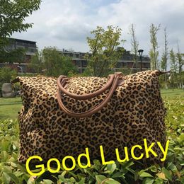Storage Bags 100 Piece Excellent Quality Low Price Fashion Weekender Duffle Bag Leopard Travel