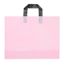 Gift Wrap 50PCS Plastic Shopping Bags Colourful Merchandise Boutique For Small Business Retail