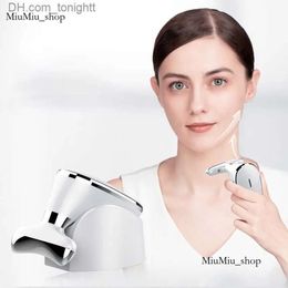 Beauty Equipment EMS Face Neck Lifting Anti Wrinkle Massage Hine U Shape Head Vibration Heating Massaging Beauty Device Home Use 430