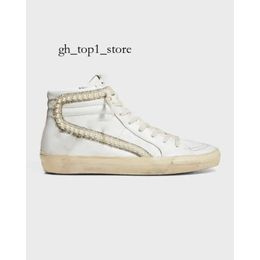 Goldenlys Gooselies Sneakers Designer Schuhe gut Superstar 10A Neue Golden Sneaker veröffentlichen MID -Slide -Star Hightop von Italys Best 309