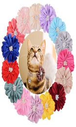 50100 Pcs Dogs Pets Accessories For Small Luxury Flower Pet Collar Dog Bow Tie Decoration Charms Apparel2862879