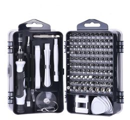 115 in 1 Cell Phone Repairing Tools Bag Disassemble Screwdriver Set Toolkit for Various mobile phones Laptop PC2500669