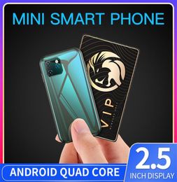 Original SOYES XS11 Mini Android Cell phones 3D Glass Body Dual SIM Unlocked Google Play Market Cute Smartphone Gifts For Kids Gir5317767