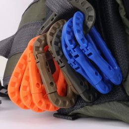 1/5pcs Carabiner Quickdraw Tool Clip Molle Webbing Outdoor Backpack Buckle Snap Lock Camp Climb Bag Tactical Hang Hook Clasp