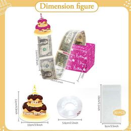 Birthday Cash Pull Gift Box Money Pulling Box Cash Gift Box Cash Black Money Clip Funny Surprise Birthday Cake Decoration