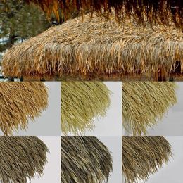 Decorative Flowers Simulation Thatch Grass Fake Straw Artificial Thatched Plant Outdoor Roof Sunscreen Rainproof Pavilion Home Garden