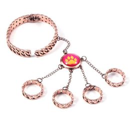 Charm Bracelets Anime Reddy Girls Ring Bracelet Set Juleka Couffaine Cat Claw Can Be Opened Closed Gift For Kids Cosplay234V6005734