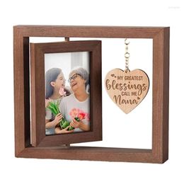 Frames Heart Shaped Pendant Po Frame Customizable Rotating Designs For Special Gifts Suitable Various Settings