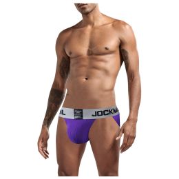 Jockmail Sexy Men Underwear Mens Bikini Briefs Cueca Tanga Hombre Underpants Gay Panties Calzoncillos Slip Wide Waistband