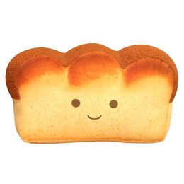 Soft Stuffed Toast Toy Plush Dolls Emotional Happy Angry Bread Cartoon Pillow Toys Plushies for Kid's or Girl's Gift 46*28*12 CM