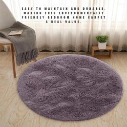Carpets 6098 Nordic Tie-Dye Carpet Wholesale Plush Mat Living Room Bedroom Bed Blanket Floor Cushion For Home