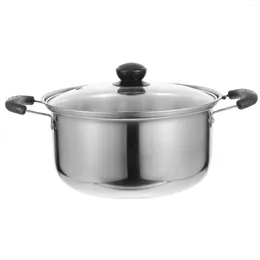 Double Boilers Stainless Steel Pot Metal Sauce Pan Kitchen Small Stockpot Cooking