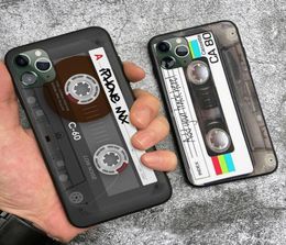 Vintage Cassette tape retro style cases For iPhone SE 6 6s 7 8 Plus X XR XS 11 12 Pro Max soft silicone Phone case cover shell1223657