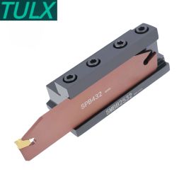 TULX 1PCS SPB226 Grooving Cut-Off Cutter Holder Suger Cutting Tool Metal Lathe Tools K11 200 Lathe Chuck+SMBB1626 Turning Tool