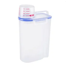 Liquid Soap Dispenser Laundry Powder Box 4L Room Decor Portable Lightweight Organizer Storage For El Home Bathroom