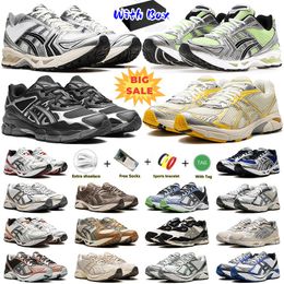 With Box Fashion men women running shoes gel nyc Graphite Oyster Grey gt 2160 kayanos Solar Power Oatmeal Pure Silver White Orange mens trainer sports sneakers