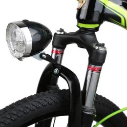 Bicycle Headlight Bright With Bracket Night Riding Classic Bike Front Light Popular Retro Led Lamp Classical Design Durable