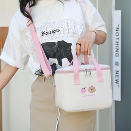 1 PC Cute Lunch Bag for Women Portable Insulated Lunch Thermal Bag Bento Pouch Lunch Container School Food Bag