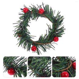 Decorative Flowers Rings Pillars Simulated Decors Wreaths Christmas Table Centrepieces Artificial Decorations