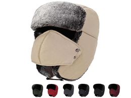 Unisex Skiing Sport Windproof Cap Winter Trapper Hats with Ear Flaps Ushanka Aviator Russian Hat Winter Outdoor Warm Hat 7 Colors 7541104