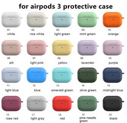 Liquid Silicone Case For Airpods 3 2021 Shockproof Earphone Case Cover For Air Pods 3 Protective Fundas1264606