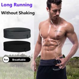 Bags QUESHARK Running Waist bag Marathon Invisible Sports Belt Bag Multifunctional Mini Mobile Phone Small Waist Pack Belts Bag