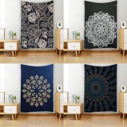 Tapestries Hippie India Mandala Boho Decor Wall Cloth Tapestry Hanging Art Room Aesthetic Bedroom Background