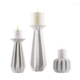 Candle Holders Irregular Shaped Candlestick Ceramic Wedding Centerpieces Home Decorations Tabletop Stand