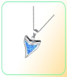 Beautiful Tooth Pendant lia Fire Opal Jewelry Solid 925 Sterling Silver Necklace For Women Gift9159772