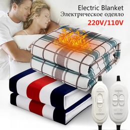 Blankets Electric Blanket Thicker Single Mattress Thermostat Security Heating Double Three People Warm 110-220V