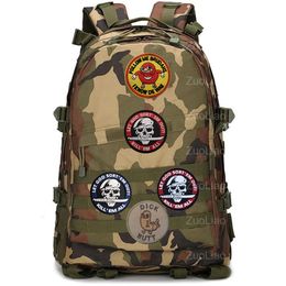 hot selling 3D Embroidered Do U Know De Wae Painting Ghost Feet Cloth Sticker Tactical Vest Badge Backpack Hook Loop Patches