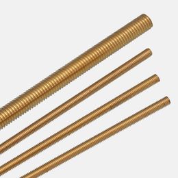 M2 M2.5 M3 M4 M5 M6 M8 M10 M12 M14 M16 M18 M20 Brass Threaded Rod/Screw Rod/Threaded Rod Full Thread Copper Screw Stud