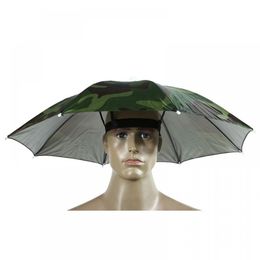 1/2/4PCS Outdoor Fishing Caps Portable Head Umbrella Hat Anti-Rain Fishing Anti-Sun Umbrella Hat Adults Unisex Outdoor Sports