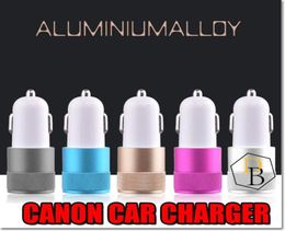 Mini Cannon Car Charger 2 usb 1A Chargers Micro Dual USB Adapter Flash Nipple Dual USB Portable For Iphone Car Charger Samsung8723870