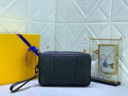 man wallet wrist bag designer bag clutch bag luxury Pochette wallets designer wrist wallet woman men zip clutch letter big card holders High quality purse Embossed