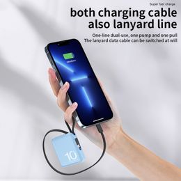 Mini 10000mAh Power Bank Portable External Battery Pack Super Effective Charger For iPhone 14 13 Samsung Xiaomi Powerbank