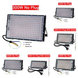 New 220V Full Spectrum LED 100W 200W 300W Phyto For Plant Light Hydroponic Lamp Greenhouse Flower Seed Grow Lighting