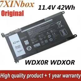 Batteries 7XINbox 11.4V 42Wh/3500mAh WDX0R WDXOR T2JX4 3CRH3 Laptop Battery For Dell Inspiron 155570 5567 5575 5580 7570 7378 5739 Series