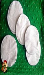 100 PCS 50 pairs Bamboo Reusable Breast Pads Nursing Waterproof Organic Plain Washable Pad6354958