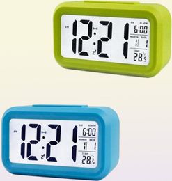 Desk Table Clocks Alarm Clock Large Display With Calendar For Home Office Snooze Electronic Kids LED Desktop Digital ClocksDesk 4184153