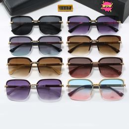 Fashion sunglasses Polarised cat eye sunglasses Women's retro oversized square sunglasses UV400 protective box